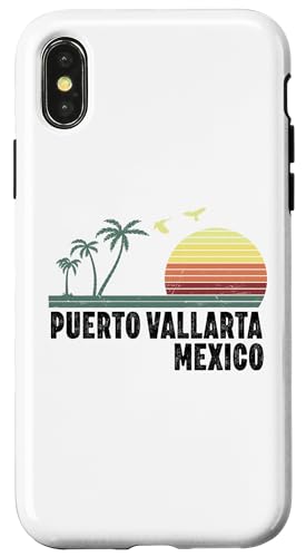 Hülle für iPhone X/XS Erinnerung an einen mexikanischen Urlaub in Puerto Vallarta für Herren und Damen von Puerto Vallarta Reminder Souvenir