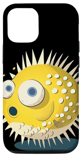 Hülle für iPhone 12/12 Pro Gelbes Kugelfisch-Kostüm für Meerestier-Liebhaber von Pufferfish Outfit