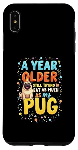 Lustiges Geburtstagsgeschenk Mops Hund Hülle für iPhone XS Max von Pug Fun Designs