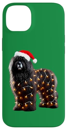 Hülle für iPhone 14 Plus Puli Dog Weihnachtsmannmütze Weihnachtsbeleuchtung Besitzer Mama Papa Liebhaber Xmas von Puli Dog Christmas Products