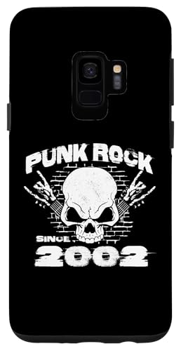 Hülle für Galaxy S9 Punk Rock Since 2002 - Skull Rock Hands 22nd Birthday von Punk's not Dead - Skull Punk Rock