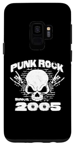 Hülle für Galaxy S9 Skull Rock Hands 19th Birthday - Punk Rock Since 2005 von Punk's not Dead - Skull Punk Rock