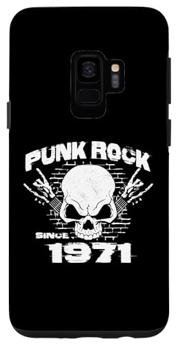 Hülle für Galaxy S9 Skull Rock Hands 53rd Birthday - Punk Rock Since 1971 von Punk's not Dead - Skull Punk Rock