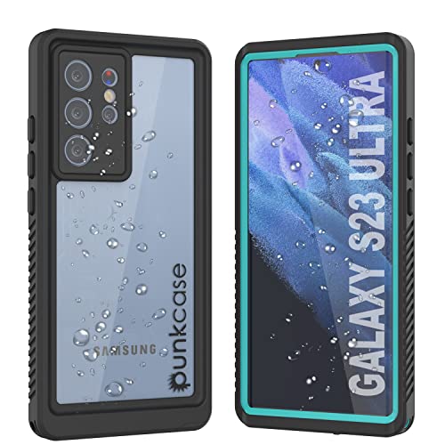 Punkcase Wasserdichte Schutzhülle für Galaxy S23 Ultra [Extreme Serie] [Slim Fit] [IP68 zertifiziert] [stoßfest] [schmutzdicht] [schneefest] Armor Cover für Galaxy S23 Ultra 5G (6,8 Zoll) (2023) von PunkCase