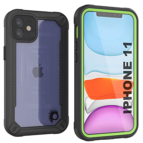 Punkcase Schutzhülle für iPhone 11, wasserdichte Hülle [Maximus-Serie] [Slim Fit] [IP68-zertifiziert] [stoßfest] transparente Schutzhülle mit Displayschutzfolie, ultimativer Schutz für iPhone 11 (6,1 von PunkCase