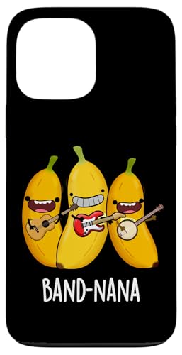 Hülle für iPhone 13 Pro Max Band-nana Funny Banana Wortspiel von Punny Bone