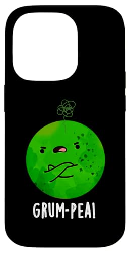 Hülle für iPhone 14 Pro Grum-pea Lustiges Grumpy Pea Wortspiel von Punny Bone