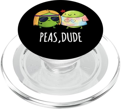 Peas Dude Lustiges Erbsen-Wortspiel PopSockets PopGrip für MagSafe von Punny Bone