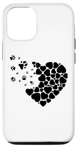 Hülle für iPhone 12/12 Pro Hunde-Liebhaber-Herz-Design für Tierbesitzer und Tierliebhaber von Puppy Love Heart Pet Lovers Apparel