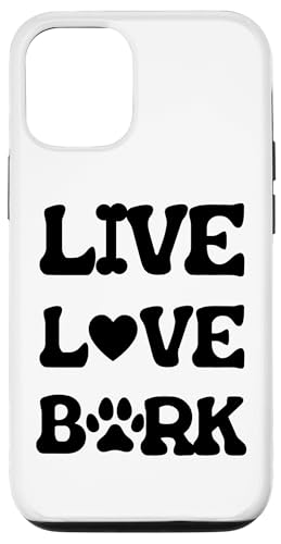 Hülle für iPhone 14 Live Love Bark Hundeliebhaber Herz Design für Haustierbesitzer von Puppy Love Heart Pet Lovers Apparel