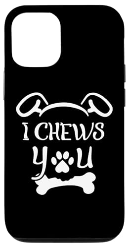 Hülle für iPhone 14 Pro I chews you Dog Lover Herz-Design von Puppy Love Heart Pet Lovers Apparel