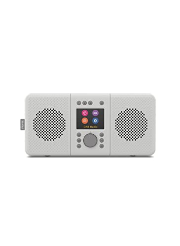 Pure Elan Connect+ All-In-One Stereo Internetradio mit DAB+ und Bluetooth 5.0 (DAB/DAB+ & UKW-Radio, Internetradio, TFT Display, 20 Senderspeicher, Musikstreaming, Podcasts) Stone Grau von Pure