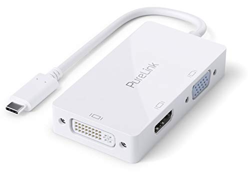 PureLink IS240 USB-C auf Multiport Adapter - iSerie 0,10m, weiß von PureLink