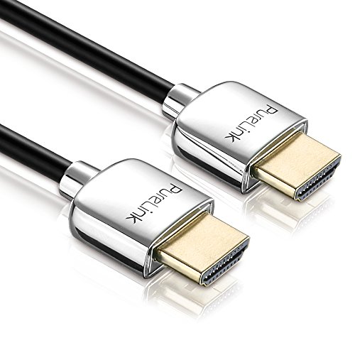PureLink ProSpeed Series PS1500-02 - SuperThin High Speed HDMI Kabel mit Ethernet Kanal (HDMI-A Stecker beidseitig) - 2m - schwarz von PureLink
