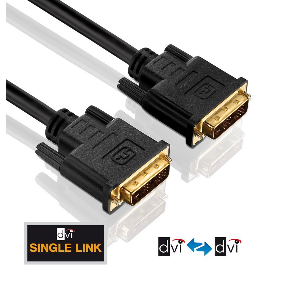 PureLink PureLink® - DVI Kabel - Single Link - PureInstall 1,50m Video-Kabel von PureLink