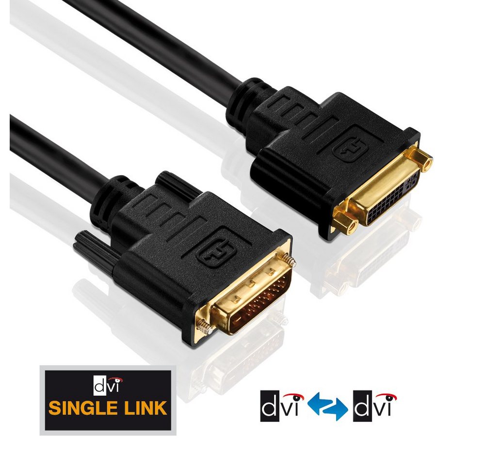 PureLink PureLink® - DVI Verlängerung - Single Link - PureInstall 1,00 Video-Kabel von PureLink