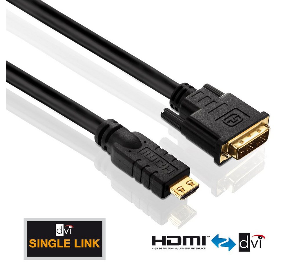 PureLink PureLink® - HDMI/DVI Kabel - PureInstall 7,50m HDMI-Kabel von PureLink