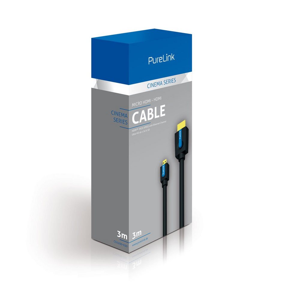 PureLink PureLink® - HDMI/Micro HDMI Kabel - Cinema Serie 3,00m HDMI-Kabel von PureLink