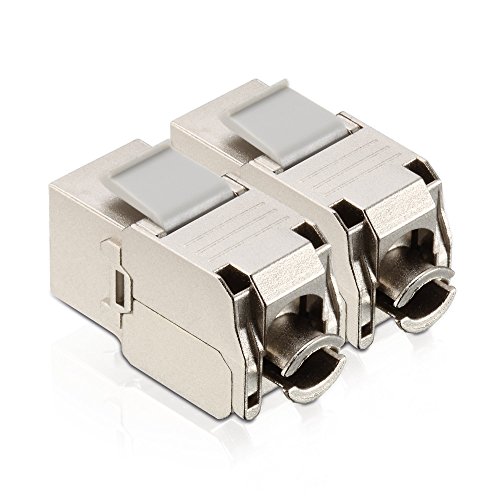 PureLink SET-MCA010-02 Keystone "RJ45" Feldstecker Cat.6A für "AWG23 bis AWG26" Kabel klar von PureLink