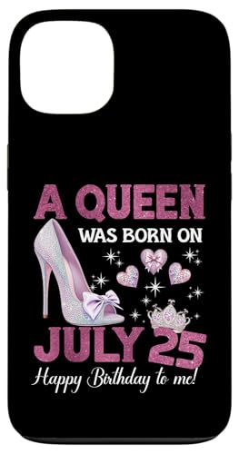 Hülle für iPhone 13 A Queen Was Born On Juli 25 Girlie Birthday Queen von Purple July Birthday Queen Designs