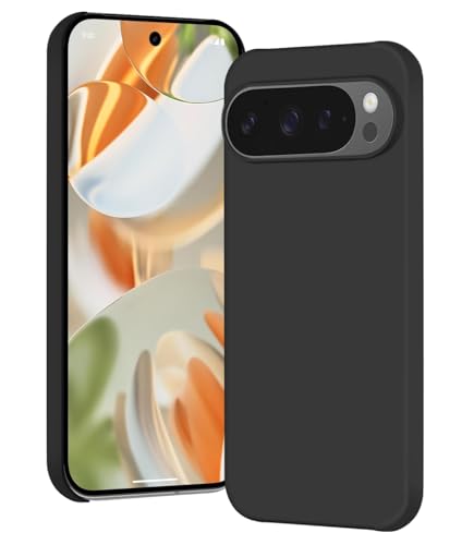 Puxssul Slim Fit Hülle für Google Pixel 9/Pixel 9 Pro 2024, ultraleichte Handyhülle [Silky Touch Serie], matte harte PC-Rückseite, Kameraschutz, bloßes Telefongefühl, entworfen für Pixel 9/9 Pro 5G, von Puxssul