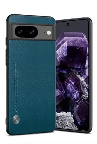 Puxssul für Google Pixel 8 Hülle, weiche TPU Kunstleder Hülle,Extrem leichte Ultraleichte Kameraschutz Lederhülle für Google Pixel 8 (Teal) von Puxssul