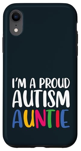 Autismus Awareness Autistic Boy Girl Proud Autism Auntie Aunt Hülle für iPhone XR von Puzzle Piece Pride Apparel.USA