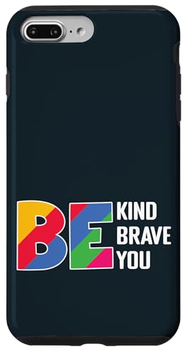 Autismusbewusstsein Familie Sei nett Sei mutig Sei du autistisches Kind Hülle für iPhone 7 Plus/8 Plus von Puzzle Piece Pride Apparel.USA