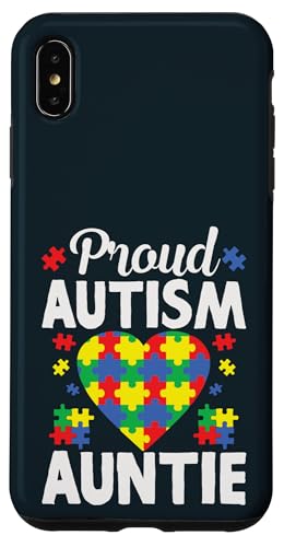 Autismus Awareness Aunt Autistic Kids Girl Proud Autism Auntie Hülle für iPhone XS Max von Puzzle Pride Apparel.USA