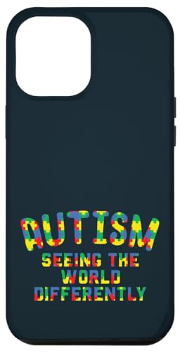 Autismus-Bewusstsein - Seeing The World Autistic Kids Awareness Hülle für iPhone 12 Pro Max von Puzzle Pride Apparel.USA