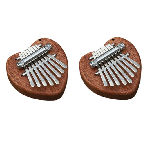 Pyatofy Mini Kalimba Mini Daumenklavier 8-Ton Tragbares Anfänger-Fingerklavierinstrument D von Pyatofy