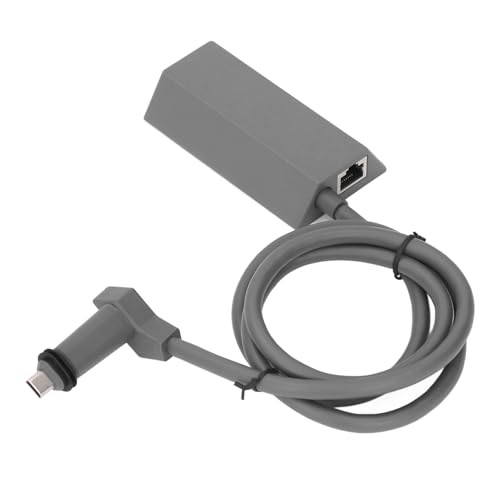 Ethernet-Adapter, Stabiler Netzwerkzugriff für V2-Satelliteninternet, Gigabit-Ports, Stabiler Netzwerkadapter mit Premium-Gummi und Kupfer für Rechteckige Schüssel, Plug-and-Play von Pyhodi