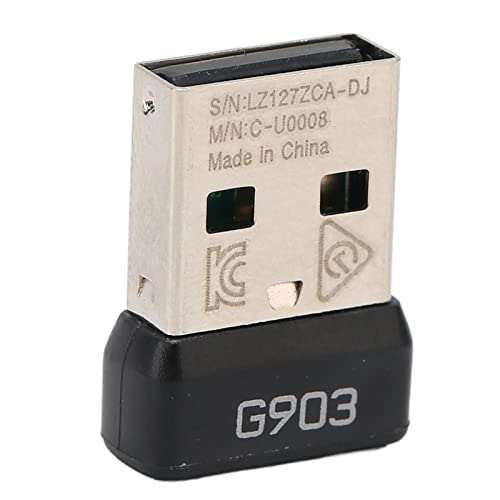 Pyhodi USB Unifying Receiver, USB-Konverter-Mausempfänger für die Kabellose G903 Lightspeed-Maus, 2,4-GHz-Wireless-Technologie, Keine Latenz oder Aussetzer von Pyhodi