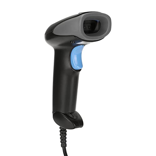 Schneller und Präziser Scan-USB-QR-Barcode-Scanner, IP54 Staubdicht für Globale Bildübertragung, Ergonomischer Griff für Mobiles Bezahlen, für Einkaufszentren, Supermärkte, von Pyhodi