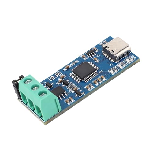 USB-zu-CAN-Modulkonverter, STM32G4 170 MHz, Unterstützung für CAN2.0A CAN2.0B CAN-FD-Protokoll, mit LED-Anzeige, 5-V-Typ-C-Netzteil, Kompaktes Design, für CAN-Bus-Analysator von Pyhodi