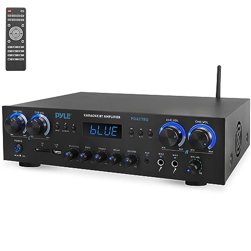 800 Watt Home Theater Verstärker Stereo Receiver mit Bluetooth Wireless Streaming, unabhängiges Mic Echo & Volume Control, MP3/USB/SD/AUX/FM Radio (800 Watt) von Pyle