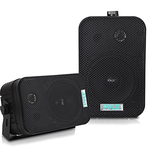 PYLE PDWR40B 5.25" Indoor/Outdoor Waterproof Speakers (Black von Pyle