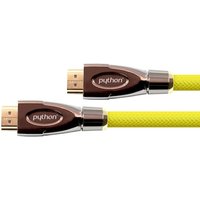 PYTHON HDMI 2.0 Kabel 2m Ethernet 4K*2K UHD vergoldet OFC gelb von Python® Series