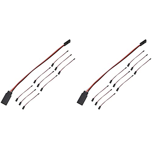 Pyugxab 20 Stücke 150mm Servo Verlängerungs Kabel JR Kabel 3Pin Stecker zu Buchse für RC Auto von Pyugxab