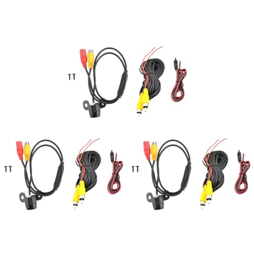 Pyugxab 3X Mini Auto Rückfahrkamera Backup Rückansicht Rückfahrkamera Butterfly Design Vorderseite Rückfahrkamera für Auto von Pyugxab