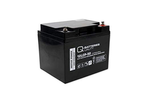 Q-Batteries 12LCP-50 / 12V - 50Ah Blei Akku Zyklentyp AGM - Deep Cycle VRLA von Q-Batteries