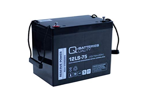 Q-Batteries 12LS-75 12V 75Ah Blei Akku Standard-Typ AGM 10 Jahres-Typ von Q-Batteries