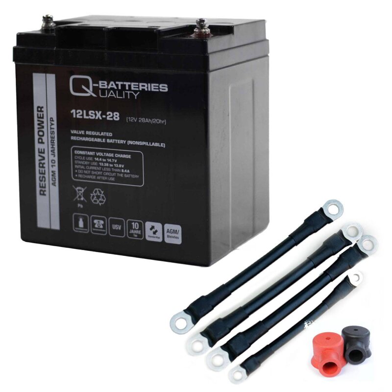 USV Akku Q-Batteries 216V Zentralbatterieanlage für Sicherheitsbeleuchtung inkl. Zubehör von Q-Batteries