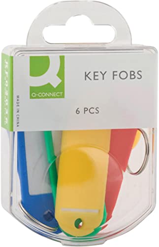 Q-Connect KF02036 Schlüsselanhänger sortiert 6 Stück von Q-Connect