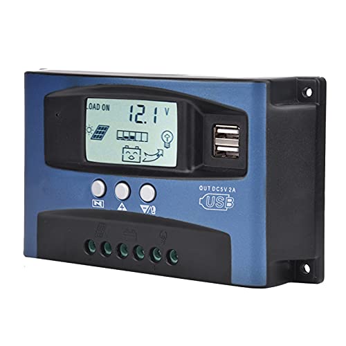 Solar Panels Battery Charge Controller, Auto Tracking Solar Panel Regulator, MPPT Solar Panel Regulator with LCD Display for Monitoring (YCX-003-40A) von QANYEGN