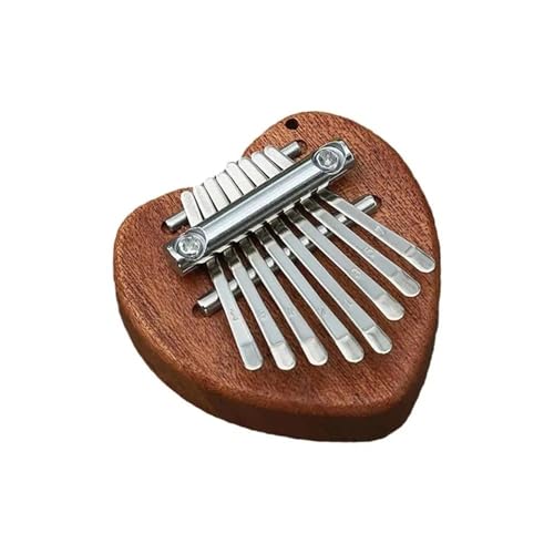 8-Ton-Kalimba-Daumenklavier-Musikinstrument Kalimba Thumb Piano Instrument(Heart) von QASKLBN