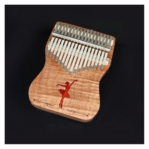 Daumenklavier Kalimba 17 Tasten Fingerklavier Anfänger Tragbares Musikinstrument Kalimba Thumb Piano Instrument von QASKLBN