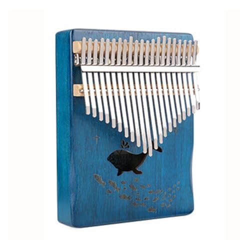 Daumenklavier Kalimba 21 Noten Anfänger Fingerklavier Daumenklavierinstrument Kalimba Thumb Piano Instrument(Blue) von QASKLBN