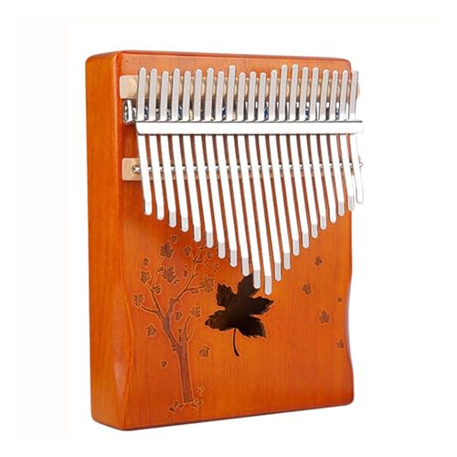 Daumenklavier Kalimba 21 Noten Anfänger Fingerklavier Daumenklavierinstrument Kalimba Thumb Piano Instrument(Retro) von QASKLBN