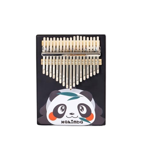 Daumenklavier Kalimba Fingerklavier 17 Noten Kalimba Thumb Piano Instrument(Panda) von QASKLBN